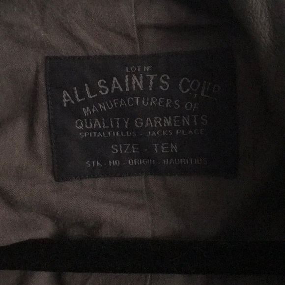 All Saints leather jacket - Picture 6 of 6